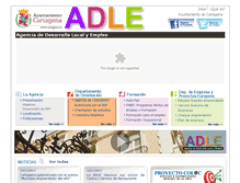 Tablet Screenshot of adle.cartagena.es